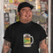 Black Crypto Beer Investor t-shirt – funny HODL beer meme tee, great gift for crypto traders who love craft beer