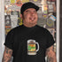 Black Crypto Beer Investor t-shirt – funny HODL beer meme tee, great gift for crypto traders who love craft beer