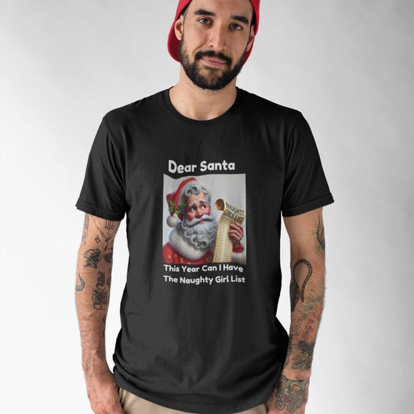Dear Santa, This Year Can I Have the Naughty Girl List - Funny Christmas T-Shirt