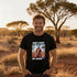 Black Don't Upset the Aussie funny kangaroo graphic t-shirt — novelty Australian wildlife tee