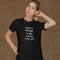 Funny t-shirt for moms that says Mom's Recipe 4 Life Yell Less Wine More black