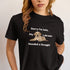 Black Labrador lover t-shirt with Sorry I'm Late My Labrador Needed a Snuggle slogan – funny dog mum and dog dad gift tee