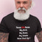 Black Texas BBQ Rules t-shirt – bold My Grill My Rules My Smoke slogan tee, perfect gift for pit bosses and grill masters