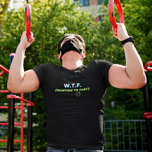 W.T.F. T-Shirt – Wanting To Fart Funny Acronym Tee