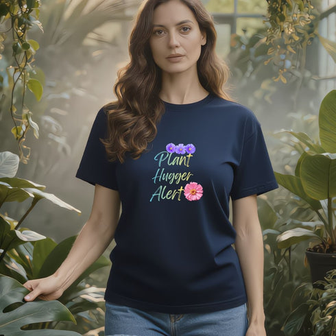 Plant Hugger Alert T-Shirt | Funny Plant Lover Gift Tee