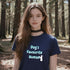 Navy Dog's Favourite Human t-shirt – humorous pet parent gift tee, perfect for dog lovers who wear their pack leader status with pride