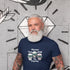Navy Never Too Old To Party T-Shirt – bold graphic retirement gift tee for party lovers of any age