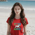 Red Fetch Addict T-Shirt – Bold Dog Lover Gift Idea for Retriever Enthusiasts