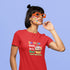 Red Ice Cream Diets Are Real funny t-shirt – standout foodie slogan tee, great gift for diet joke lovers and dessert fans