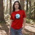 Red Canine Companion T-Shirt – My Dog Lights Up My Whole World Dog Mom T-shirt Gift