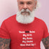 Red Texas BBQ Rules t-shirt – My Grill My Rules My Smoke graphic tee, standout gift for meat smokers and BBQ lovers