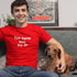 Red The Damn Dog Did It t-shirt – funny dog owner graphic tee, standout gift for anyone whose pup is always the culprit