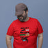 Bold red funny animal slogan t-shirt – perfect weekend party tee for dog moms, dog dads and nap enthusiasts