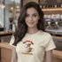 Soft cream t-shirt with My Blood Type Puppaccino funny coffee dog mom print