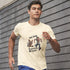 Soft cream Soi Dog Running Club t-shirt – vintage-feel dog running club tee, ideal gift for dog mums and dads who love fitness
