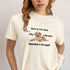 Soft cream Labrador t-shirt with Sorry I'm Late My Labrador Needed a Snuggle slogan – cute dog cuddle humour tee, great gift idea