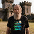 Black Too Old For This Spell t-shirt with a funny witchy graphic, ideal for tired witches and Halloween fans.