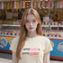 Soft cream candy lover t-shirt with the Outta Candy Outta Patience design, a witty everyday gift for sweet-toothed friends.