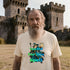 Soft cream Too Old For This Spell t-shirt, a sarcastic witch humour gift for mums, teachers, nurses, and spell lovers.
