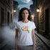 White My Spirit Animal Zombie T-Shirt with a playful zombie print, an easy Halloween gift idea for friends who love funny graphic tees