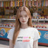 White funny slogan tee featuring Outta Candy Outta Patience, ideal for candy lovers, birthdays, Halloween, and casual wear.