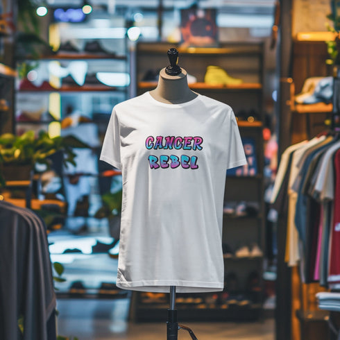 Cancer Rebel T-Shirt – Bold Empowerment Tee for Fighters & Survivors