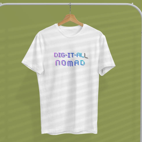 DIG-IT-ALL Nomad T-Shirt – Digital Nomad Lifestyle Tee