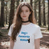 White Dog's Favourite Human t-shirt – witty dog dad and dog mum tee, lightweight gift for anyone who's clearly the dog's favourite