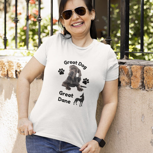 Great Dog Great Dane T-Shirt – Perfect for Dog Lovers