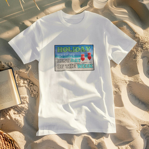 🎉 Holiday Is The Best Day Of The Week T-Shirt – Fun & Festive Tee