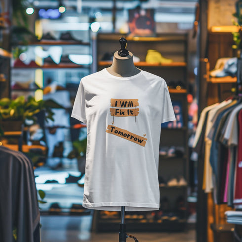 I Will Fix It Tomorrow T-Shirt – Funny Procrastination Tee