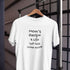 Funny t-shirt for moms that says Mom's Recipe 4 Life Yell Less Wine More