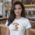 White funny dog mom coffee t-shirt - My Blood Type Puppaccino slogan tee
