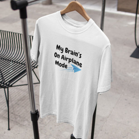 My Brain’s On Airplane Mode T-Shirt – Perfect for Introverts, Travelers & Overthinkers