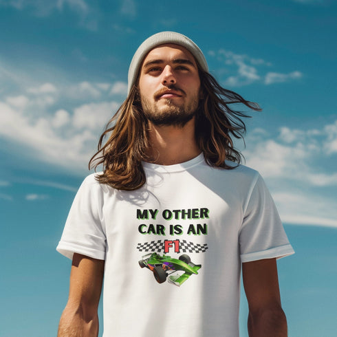 My Other Car Is an F1 T-Shirt – Funny Racing Fan Tee for Men & Women
