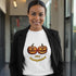 Nice Pumpkins Halloween White T-Shirt – Funny Jack-O-Lantern Graphic Tee for Women