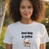 Send Help & Coffee T-Shirt - Funny Coffee Lover Graphic Tee