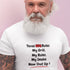 White Texas BBQ Rules My Grill My Smoke t-shirt – witty grill master gift tee for brisket kings and backyard BBQ legends