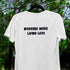 Working More Living Less T-Shirt – Funny Work Life Balance Shirt