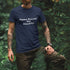 Navy French Bulldog Poo Collector t-shirt – humorous Frenchie lover gift tee, bold dog owner slogan, unisex fit